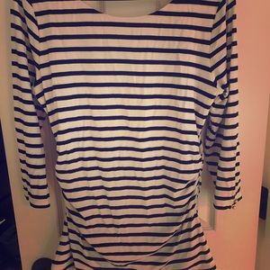 White House Black market striped top